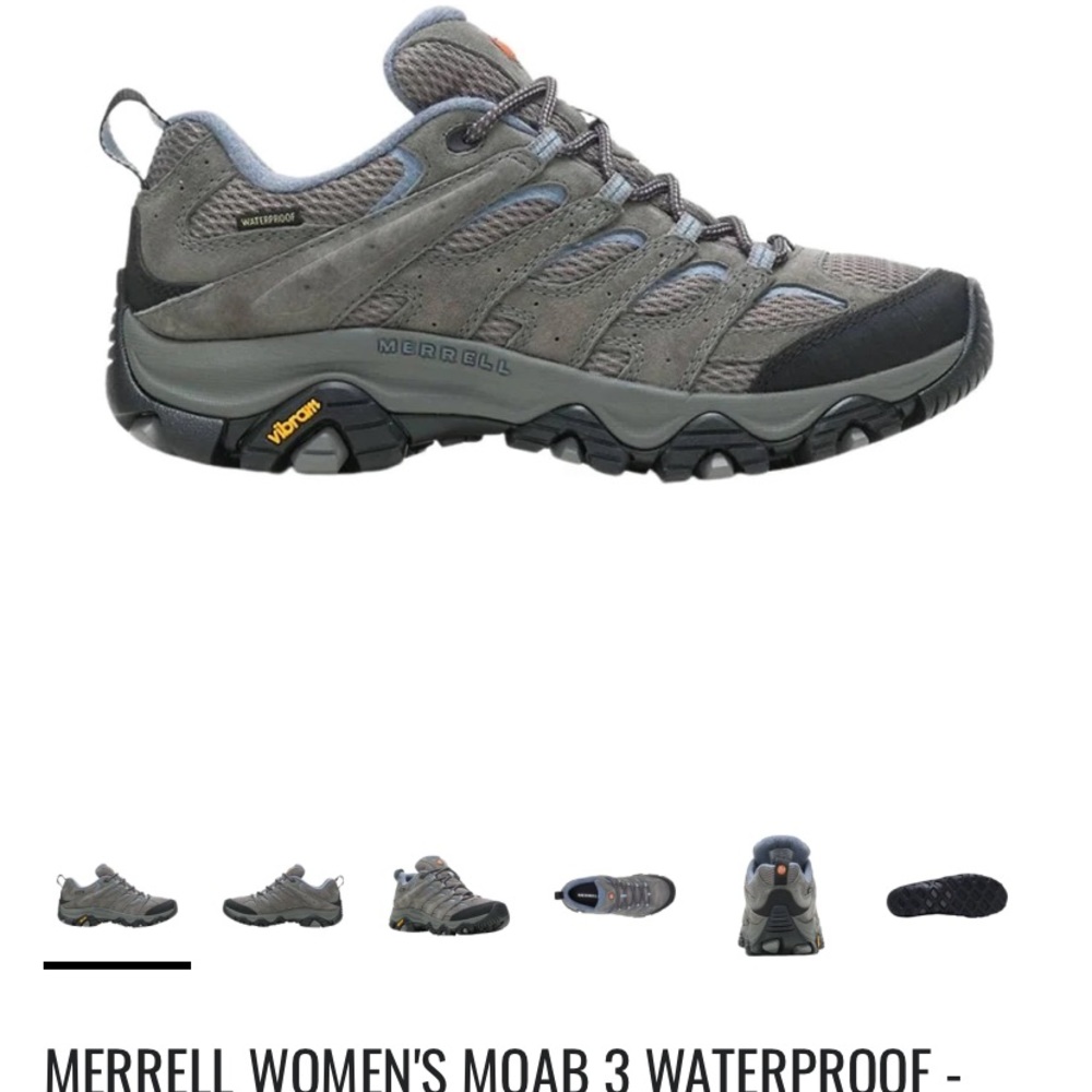 Merrell Moab waterproof hiking shoes